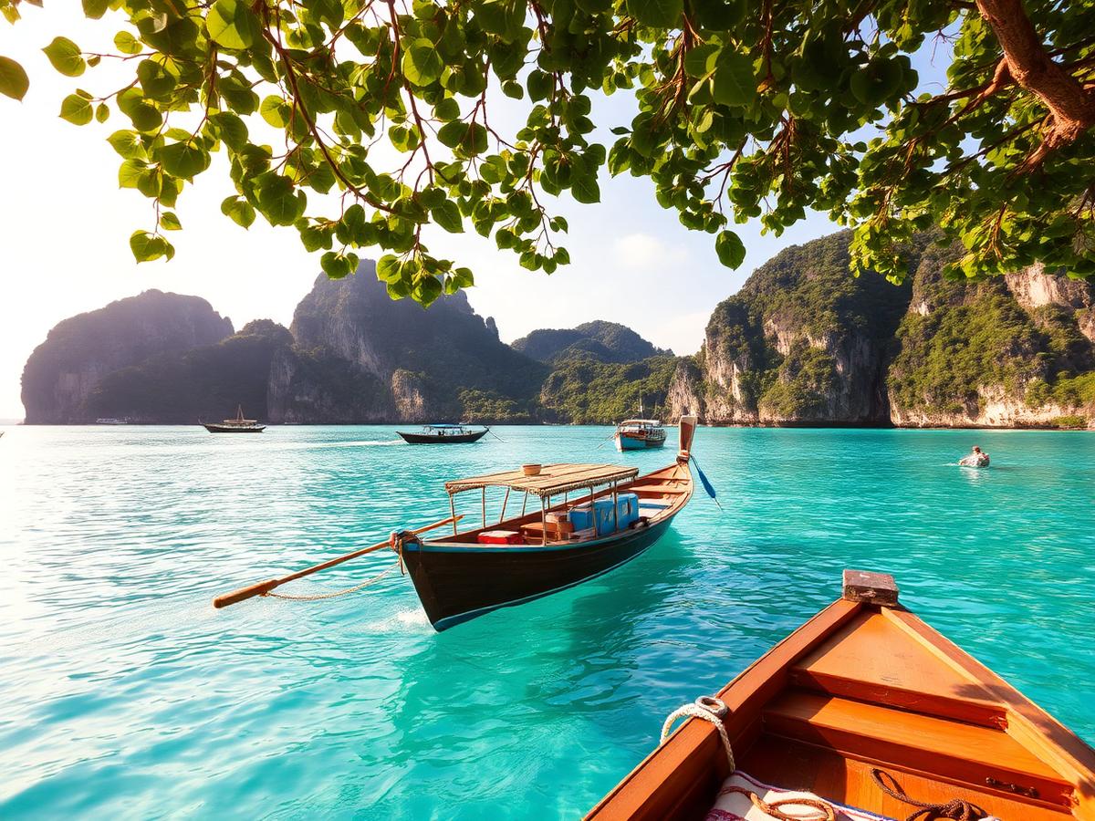 Tropical island travel